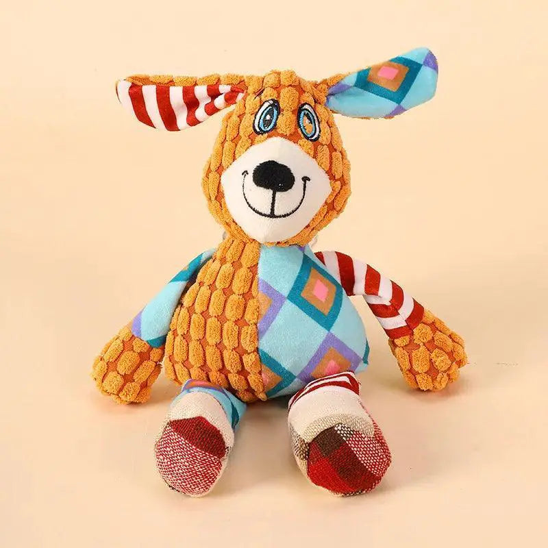 Plush Dog Toy Set Interactive Chew Squeaker for Dogs