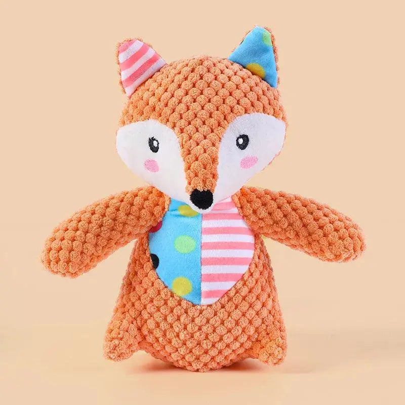 Plush Dog Toy Set Interactive Chew Squeaker for Dogs