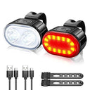 LED Bike Lights USB Rechargeable Waterproof Trail Visibility