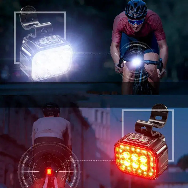 Cyclists Essential LED Light Kit For Night Rides Safety