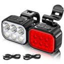 Cyclists Essential LED Light Kit For Night Rides Safety