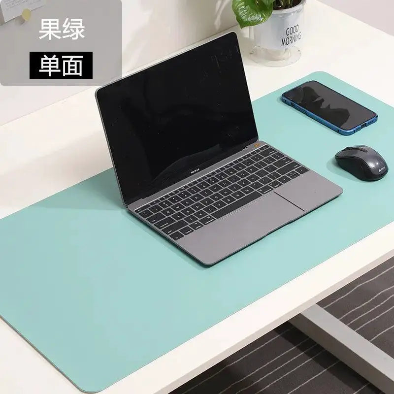 Large Waterproof PU Leather Gaming Mousepad for Keyboard