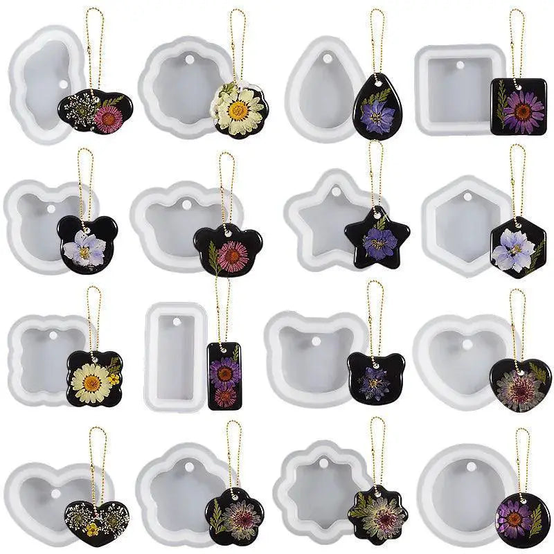 Epoxy Resin Jewelry Kit With Botanical Accessories