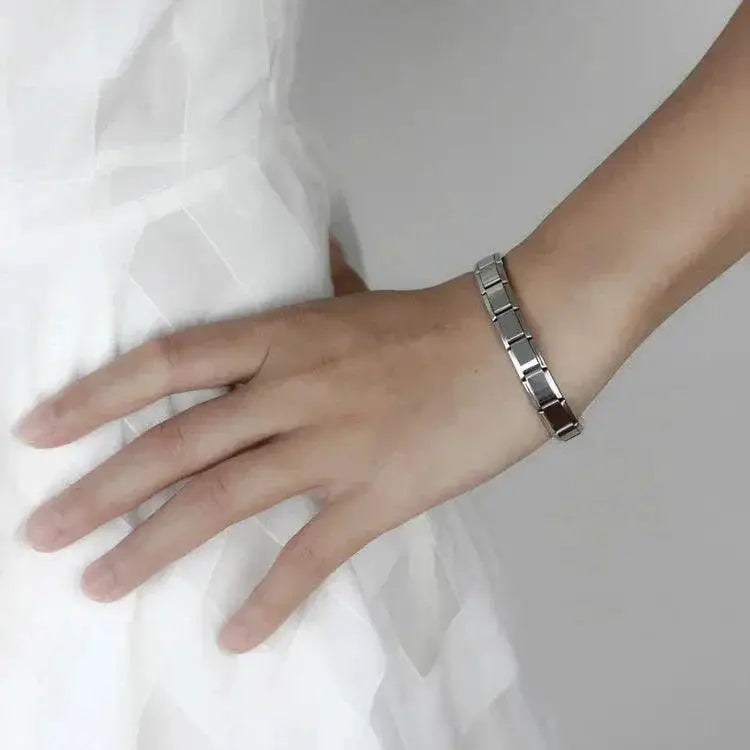 Stainless Steel Geometric Bangle Chic Women Fashion Jewelry