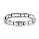 Stainless Steel Geometric Bangle Chic Women Fashion Jewelry