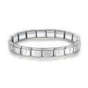 Stainless Steel Geometric Bangle Chic Women Fashion Jewelry