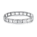 Stainless Steel Geometric Bangle Chic Women Fashion Jewelry
