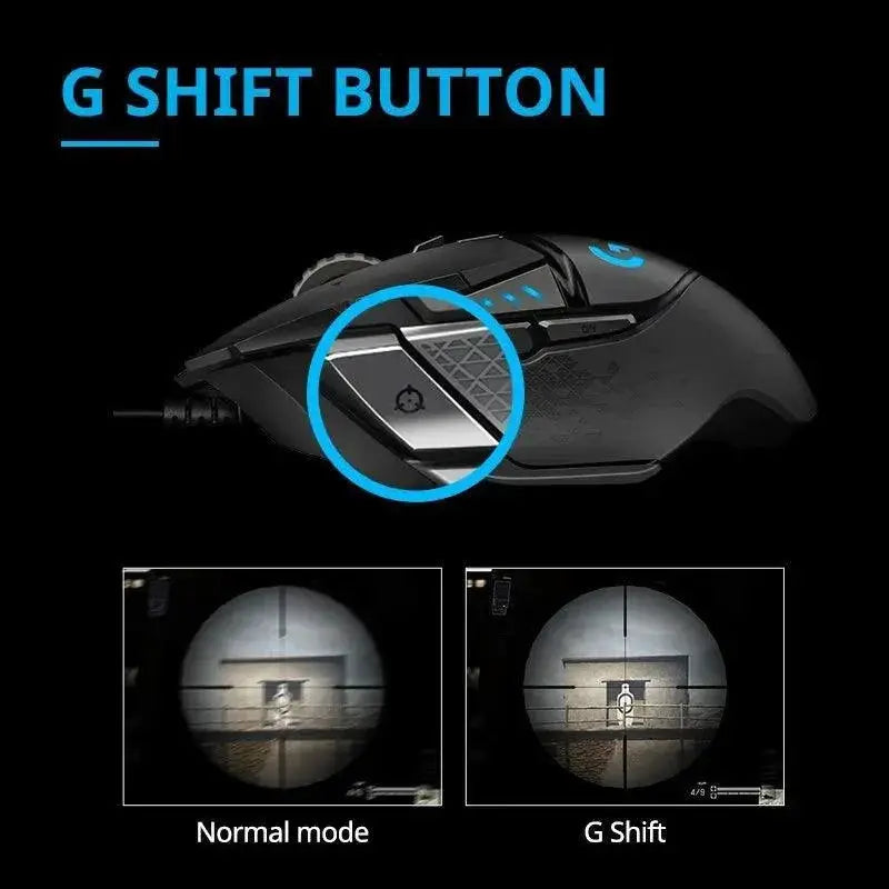Logitech G502 Hero Master Gaming Mouse Precision Domination