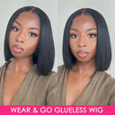 Wear And Go Remy Human Hair Bob Wig Premium Comfort