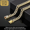 Luxury Gold Cuban Chain Dog Collar for Stylish Pets