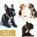 Luxury Gold Cuban Chain Dog Collar for Stylish Pets