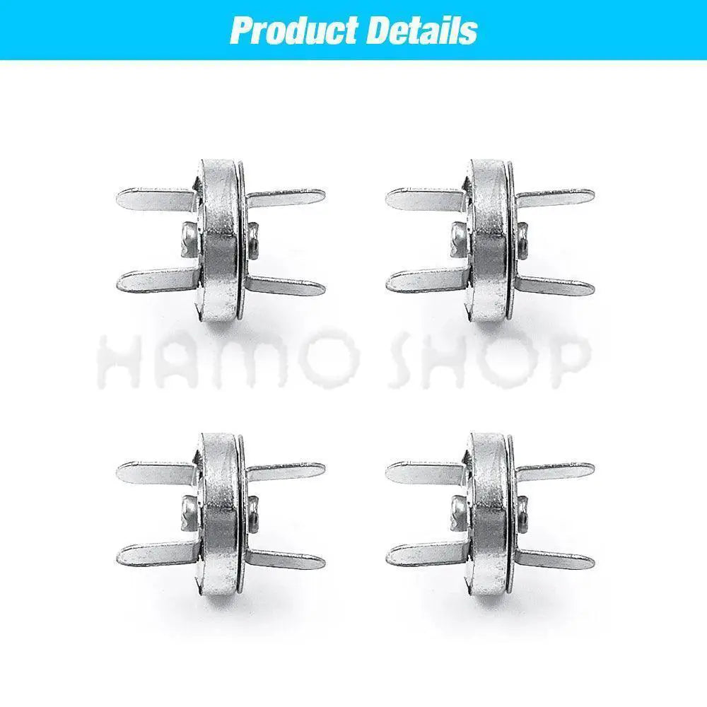 Brass Magnetic Snap Fasteners Kit For Stylish Handbags