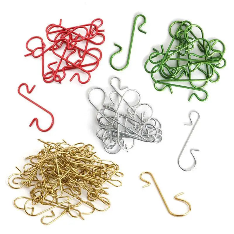 50 Pcs Elegant Metal S Shaped Hooks For Christmas Ornaments