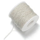 Gold Stainless Steel Necklace Chain Extension Kit Jewelry