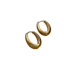 Elegant Korean Hoop Earrings for Women