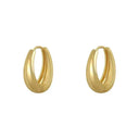 Elegant Korean Hoop Earrings for Women