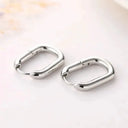 Elegant Korean Hoop Earrings for Women