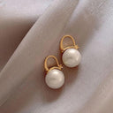Elegant Korean Hoop Earrings for Women