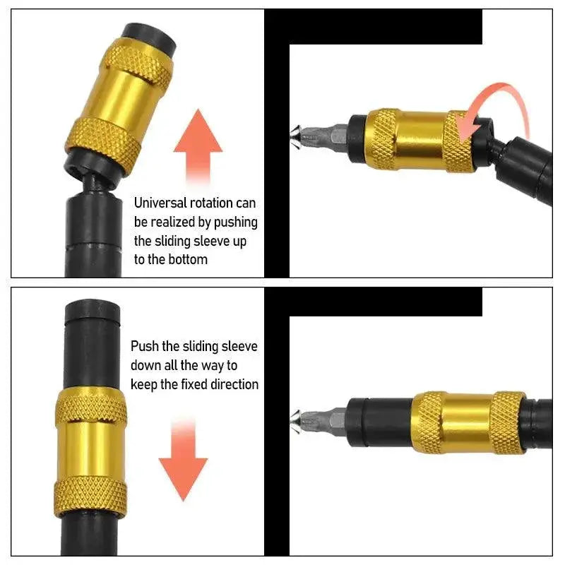 Hex Magnetic Ring Screwdriver Bits Drill Set Durable