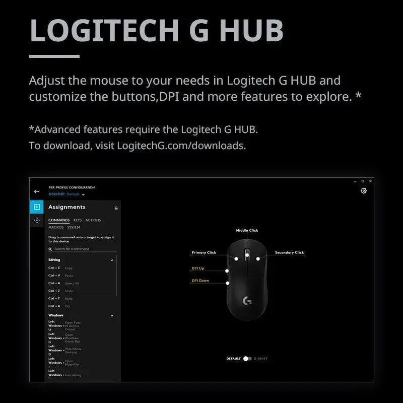 Logitech G PRO X Wireless Esports Gaming Mouse Lightweight