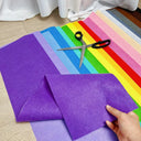Colorful Felt Sheets Set for DIY Projects Craft Supplies