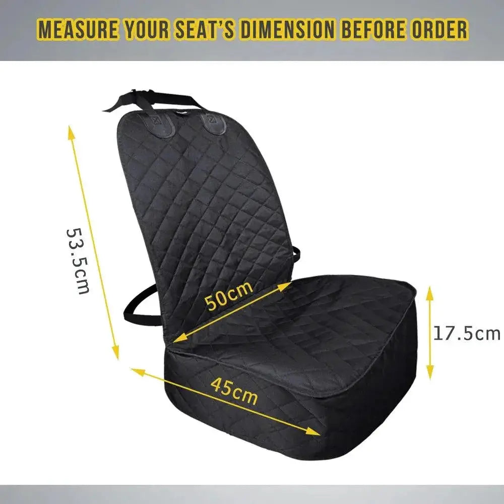 PawGuard Waterproof Dog Car Seat Cover for SUVs and Trucks