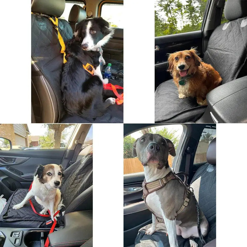 PawGuard Waterproof Dog Car Seat Cover for SUVs and Trucks