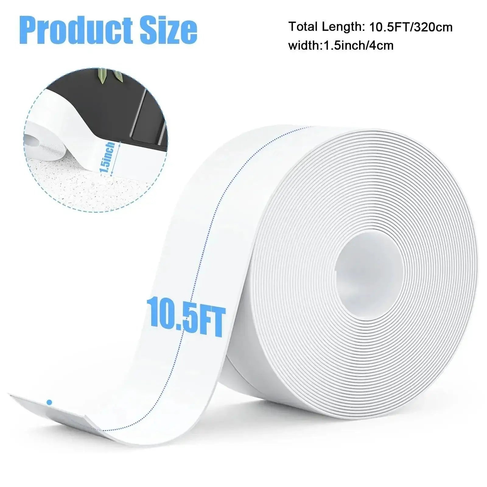 Waterproof PVC Sealing Tape Mold Protection Easy Install