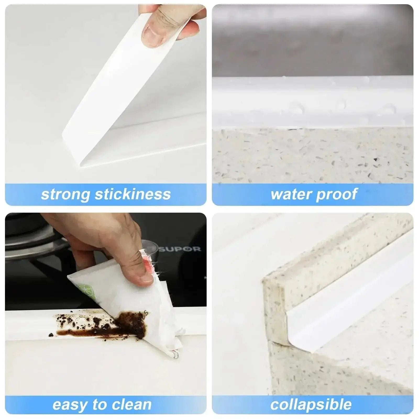 Waterproof PVC Sealing Tape Mold Protection Easy Install