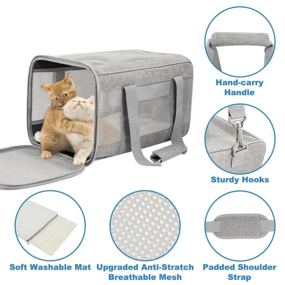 Airline Approved Pet Travel Messenger Carrier Bag Pro