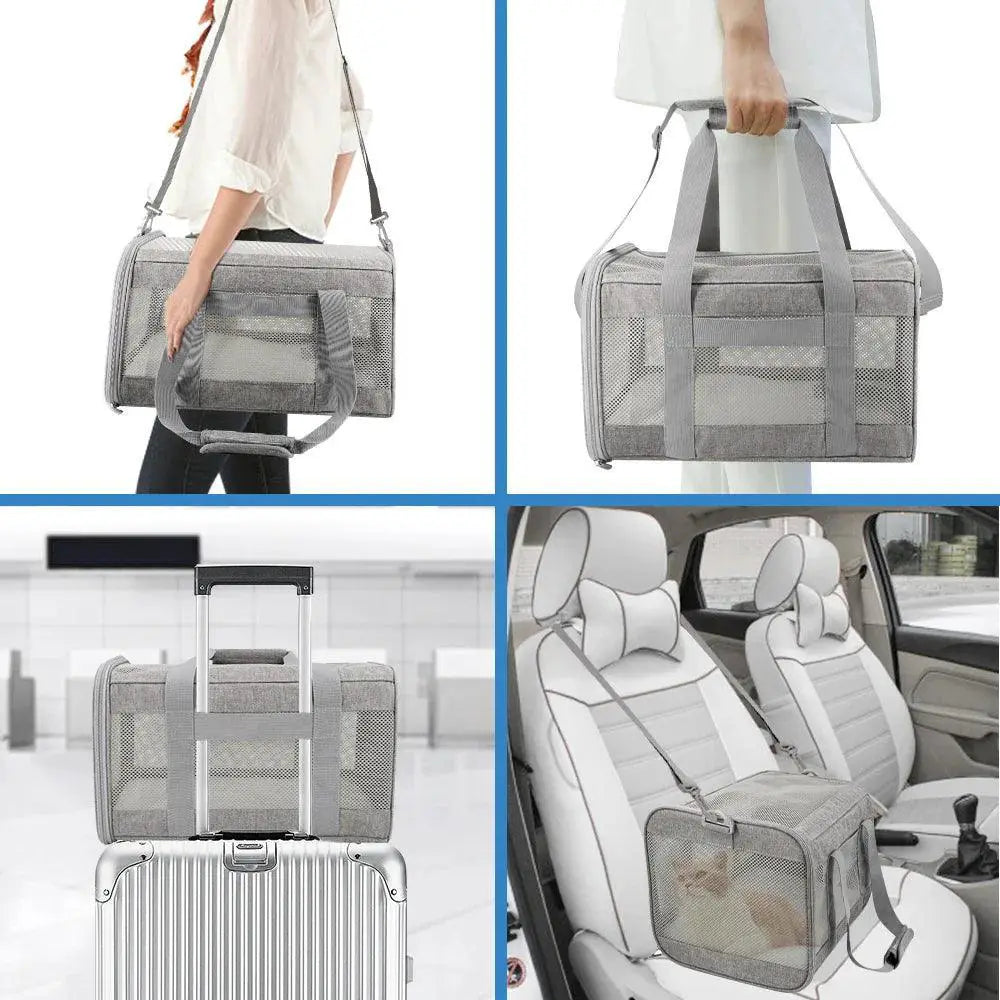 Airline Approved Pet Travel Messenger Carrier Bag Pro