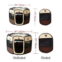 Portable Pet Kennel Tent for Outdoor Use