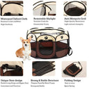 Portable Pet Kennel Tent for Outdoor Use
