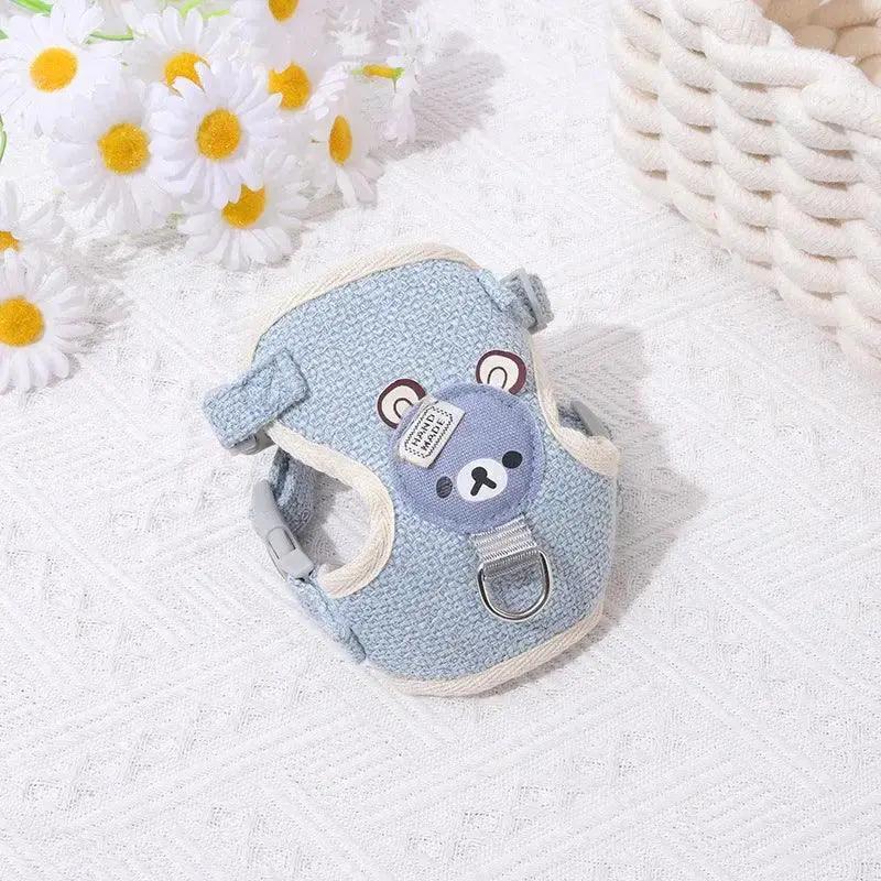 Cute Dog Chest Harness Leash For Small Pets Gear And Comfort