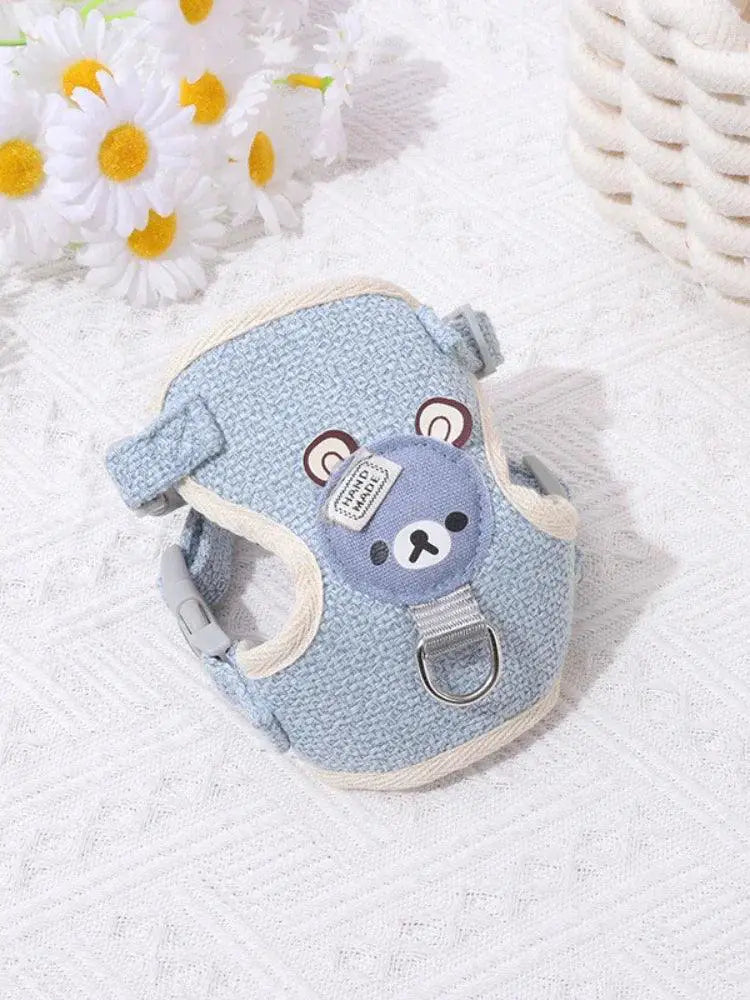 Cute Dog Chest Harness Leash For Small Pets Gear And Comfort