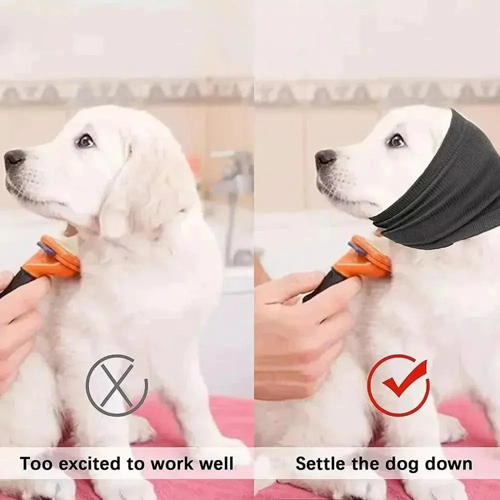 Dog Grooming Comfort Ear Protection Set for Relaxed Pets