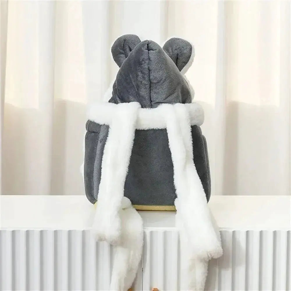 Chihuahua Winter Carrier Backpack Velvet Cozy Fit Deluxe