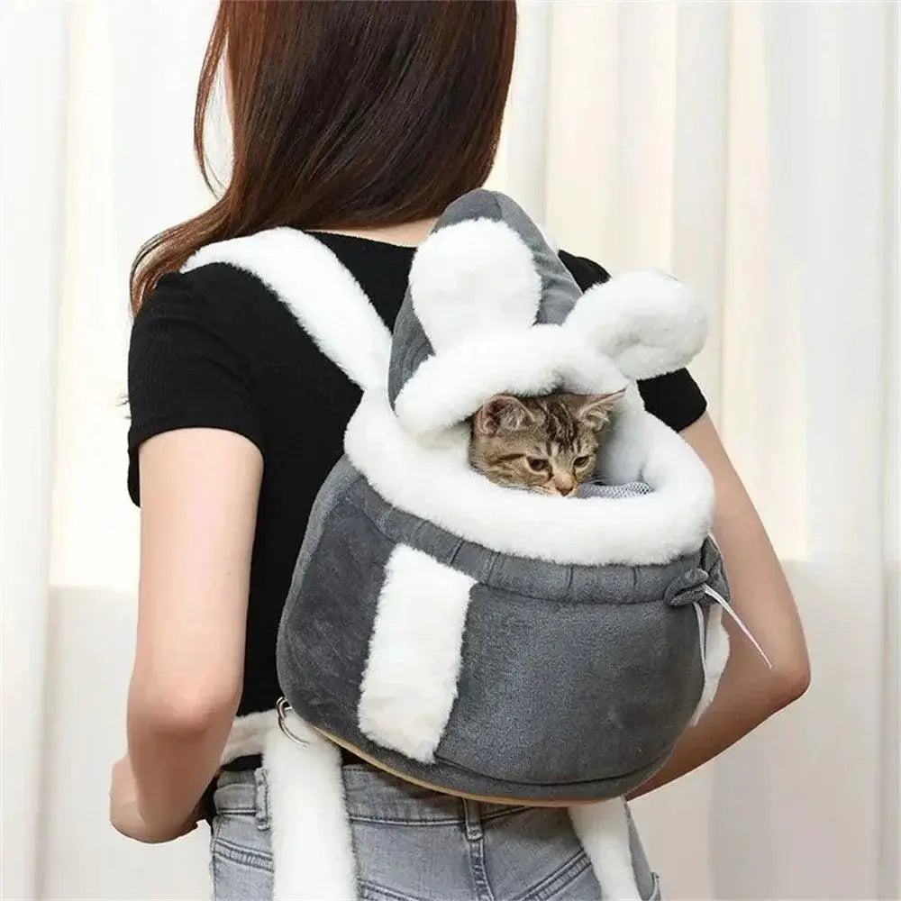 Chihuahua Winter Carrier Backpack Velvet Cozy Fit Deluxe