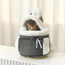 Chihuahua Winter Carrier Backpack Velvet Cozy Fit Deluxe