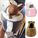 PawLux Chihuahua Velvet Carrier Backpack for Cozy Travel