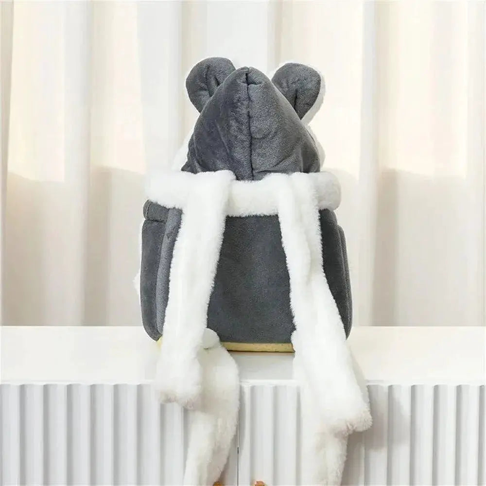 PawLux Chihuahua Velvet Carrier Backpack for Cozy Travel