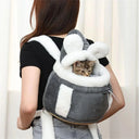 PawLux Chihuahua Velvet Carrier Backpack for Cozy Travel