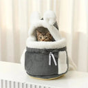 PawLux Chihuahua Velvet Carrier Backpack for Cozy Travel