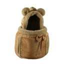 PawLux Chihuahua Velvet Carrier Backpack for Cozy Travel