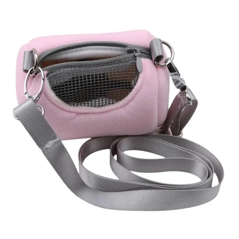 Soft Cozy Mesh Pet Carrier Bag For Hamsters And Squirrels