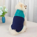 Fleece Dog Vest for Stylish Small Breeds Warm Fashion