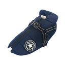 Large Dog Winter Jacket With Harness Waterproof Reflective