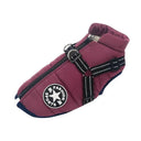 Large Dog Winter Jacket With Harness Waterproof Reflective