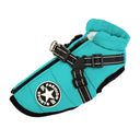 Large Dog Winter Jacket With Harness Waterproof Reflective
