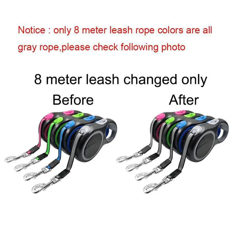 Adjustable Retractable Dog Leash Ultimate Freedom Durable